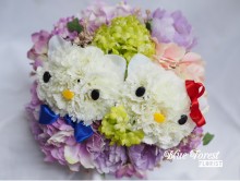 Hello kitty仿真花花球