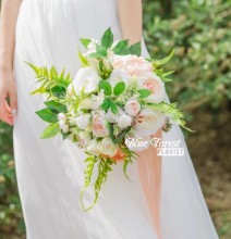 牡丹花法式花球（仿真花）3色選擇