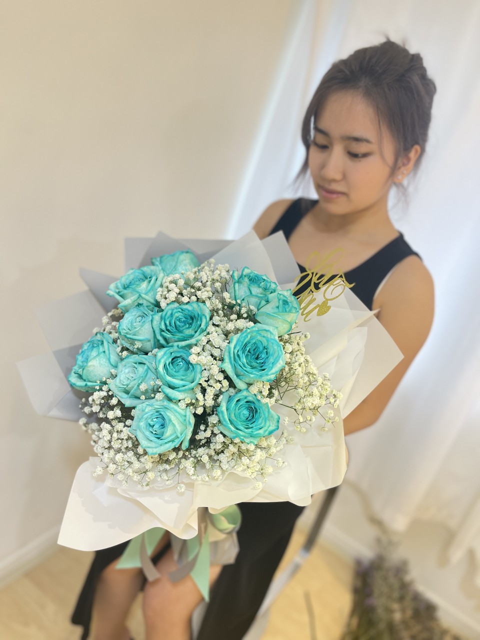 客人满意回照片及好评*18支装红玫瑰花束