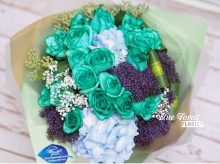 *［特別之最•獨家產品］荷蘭淺綠色玫瑰花花束