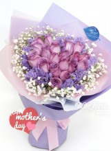Mother's day精選-20枝玫瑰心形花束