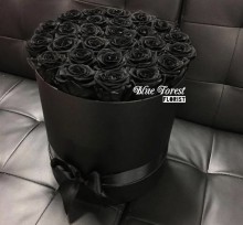 荷蘭黑玫瑰花盒