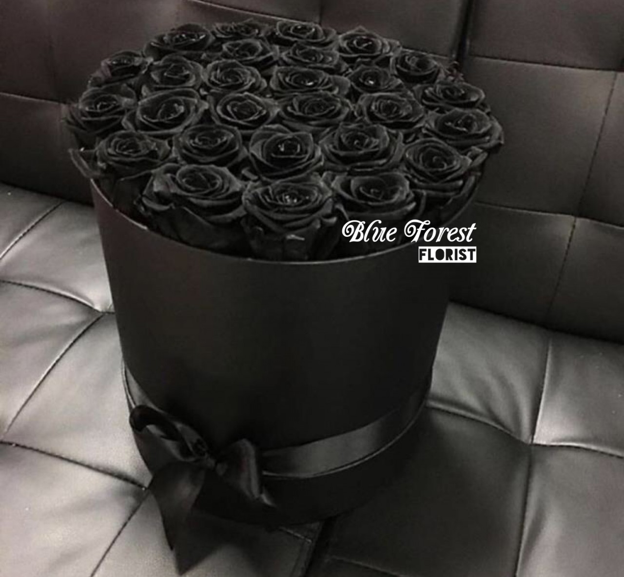 荷蘭黑玫瑰花盒