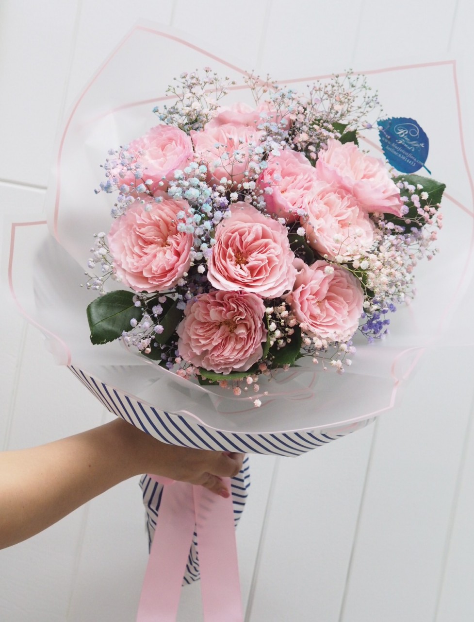 *荷蘭大裝Garden Rose花束（10支）