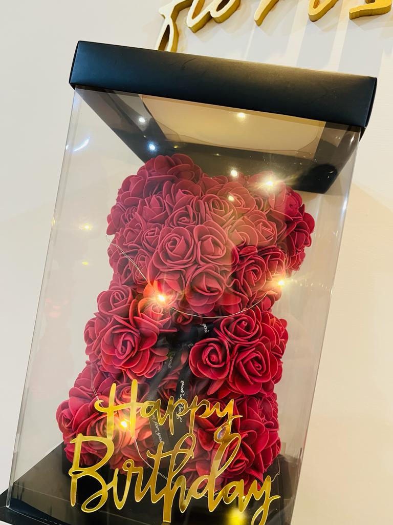 LED 520玫瑰小熊*免費附送迷你花束